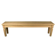 OSBORNE WOOD PRODUCTS 70 x 14 x 19 Lakeland Bench Kit in Knotty Pine PK 55013P